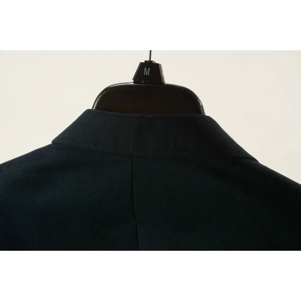 Banana Republic Tessuti Sondrio Men's 38R  Dark Blue Twill Cotton Vented Blazer‎